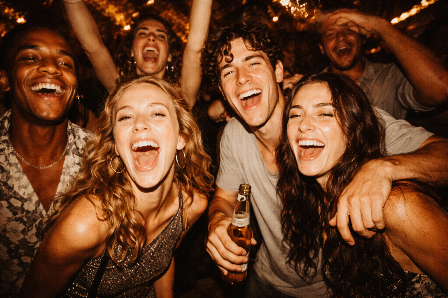 Friends at a party